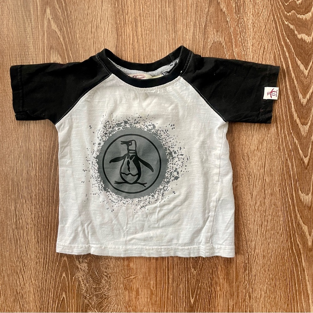 Original Penguin Short Sleeve Graphic Tee Tshirt Toddler Boy 2T Cotton